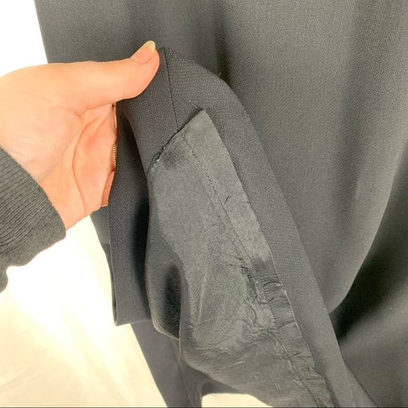 Vintage Holt Renfrew Maxi Length Pencil Skirt with Leg Slit in Black - Picture 5 of 6